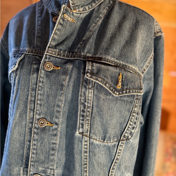 Vintage Esprit Jean Jacket 90s Fashion Men’s Size Small - Picture 4 of 10